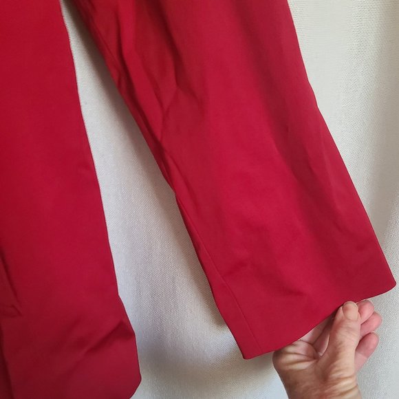 Gorgeous Red Double Breast Weatherproof Co Womens Coat szM - Picture 10 of 15